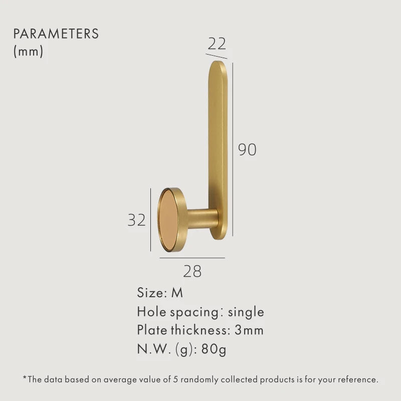 Dooroom Brass Real Leather Cabinet Handles Cupboard Door Pulls Bearing Hooks Bathroom Indoor Kitchen Hallway Wall Clothes Hook DOOROOM