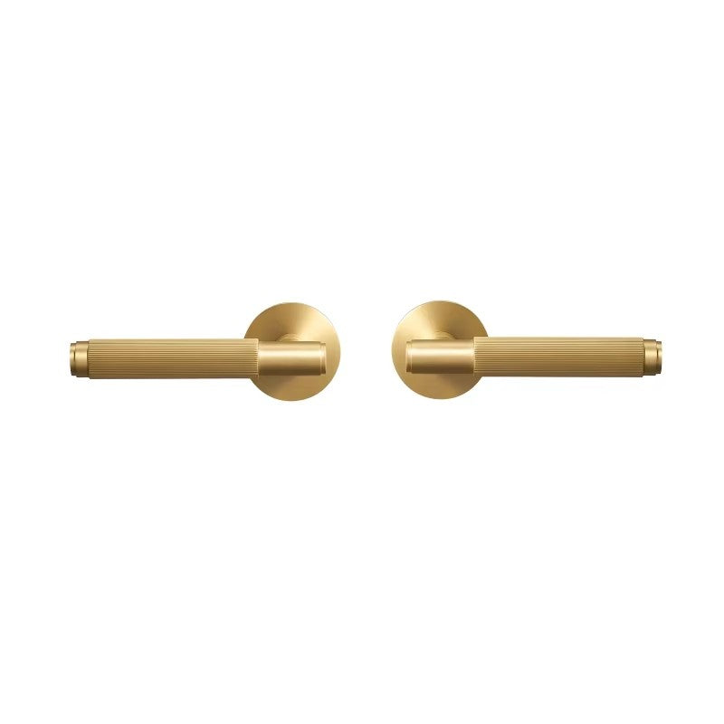 Dooroom Brass Door Lever Set Interior Bedroom Bathroom Dummy lock Set Privacy Passage Locks Tubular Latch linear Thumb Turn DOOROOM