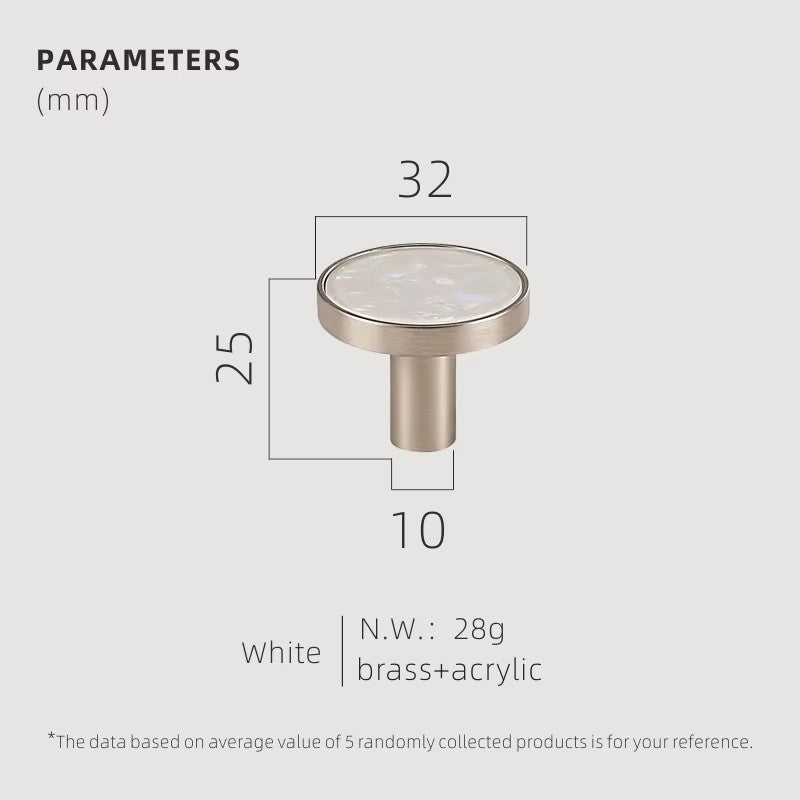 Dooroom Brass Furniture Handles Colorful Shell Matt Brushed Nickel Silver Hooks Wardrobe Dresser Cupboard Cabinet Drawer Knobs DOOROOM