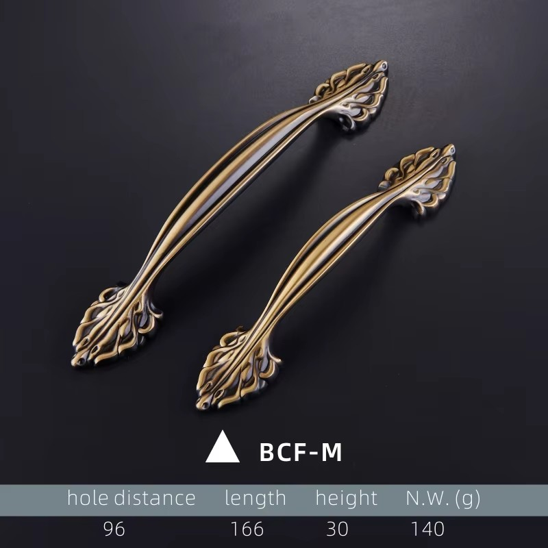 Dooroom Brass European Furniture Handles Antique American Drawer Cabinet Door Wardrobe Dresser Cupboard Pulls Gold Knobs DOOROOM