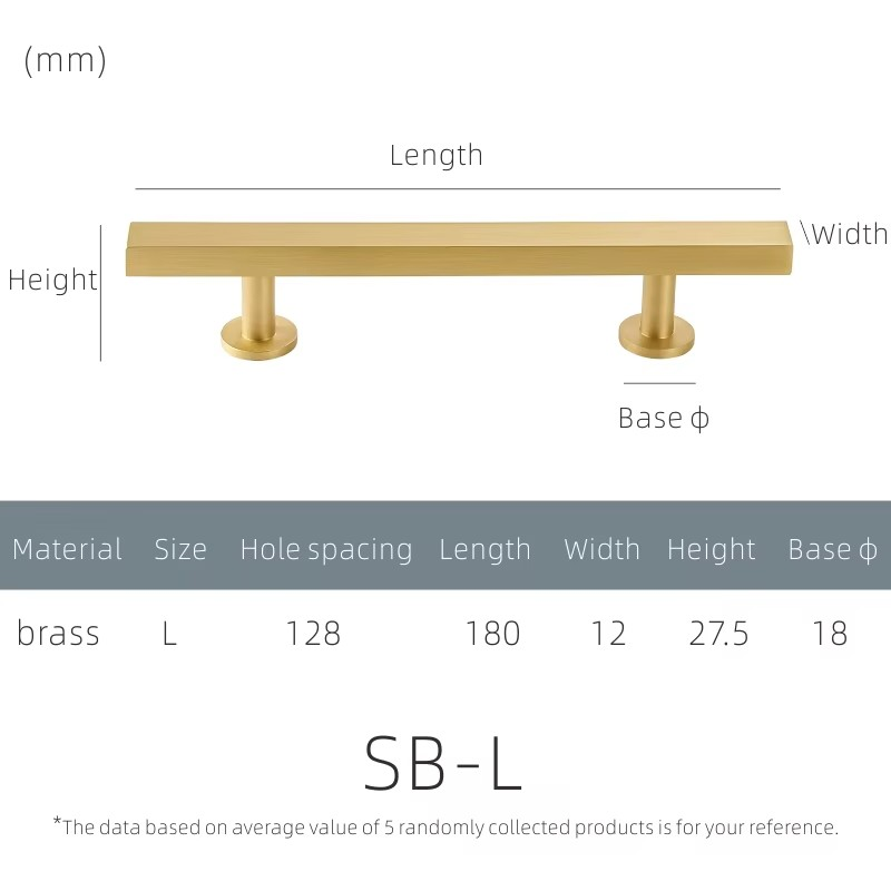 Dooroom Brass Furniture Long Handles Modern Nordic Wardrobe Dresser Cupboard Cabinet Drawer Shoe Box Wine Bar Pulls Knobs DOOROOM