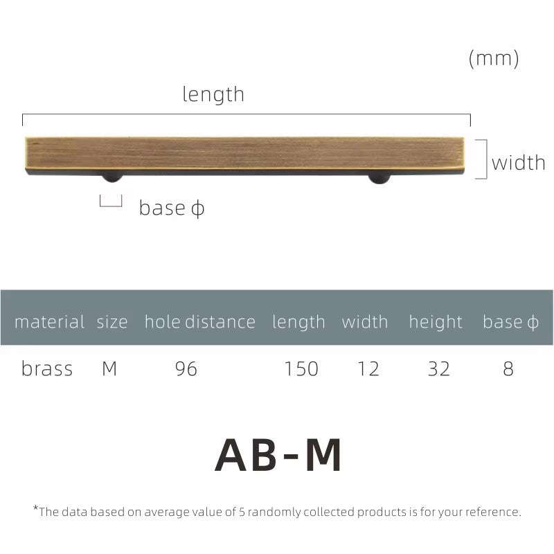 Dooroom Dulu Brass Furniture Handles Modern Wardrobe Dresser Cupboard Drawer Cabinet Door Long Square Black/Gold Pulls Knobs DOOROOM