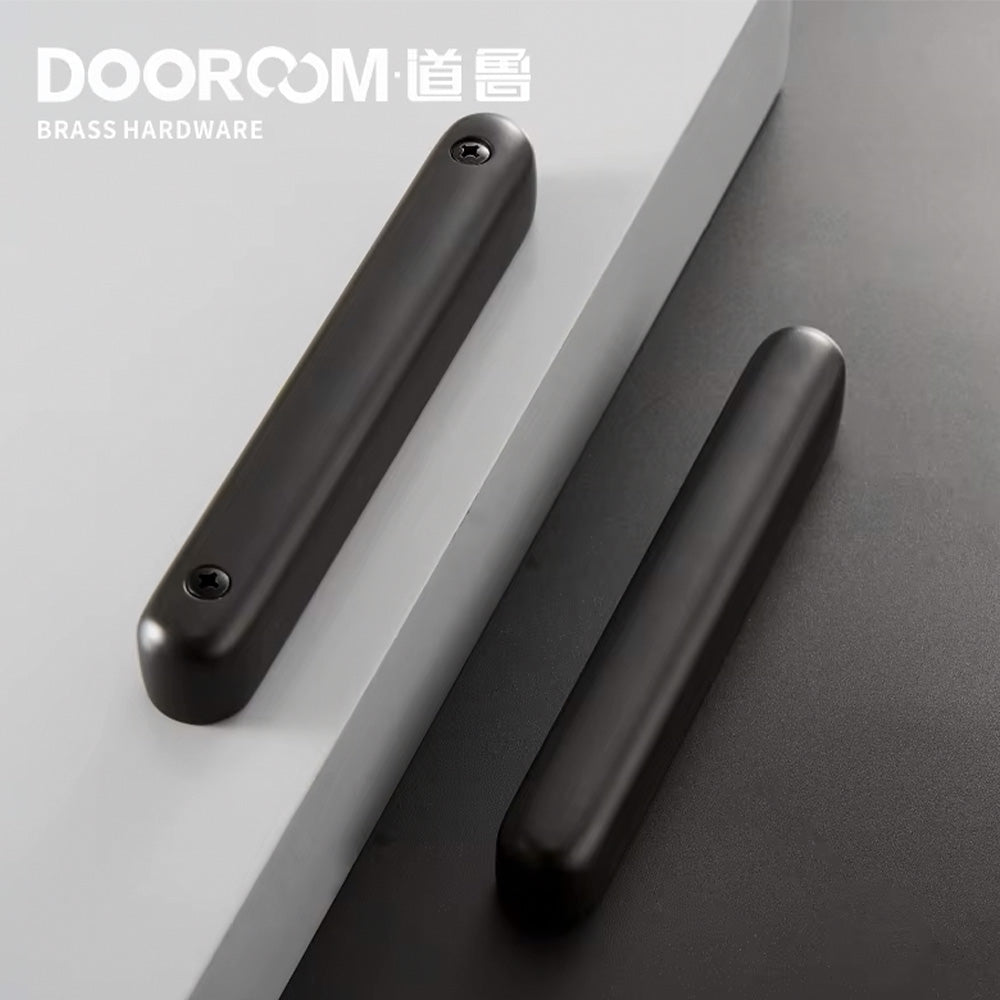 Dooroom Brass Sliding Door Lock Set Handles Gold PVD Black Interior Living Room Bathroom Balcony Kitchen DOOROOM
