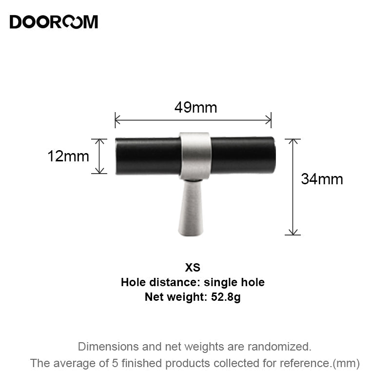 Dooroom Minimalist Furniture Handles Brass Black Walnut Original Nordic Cupboard Wardrobe Dresser Shoe Box Drawer Cabinet Knobs DOOROOM