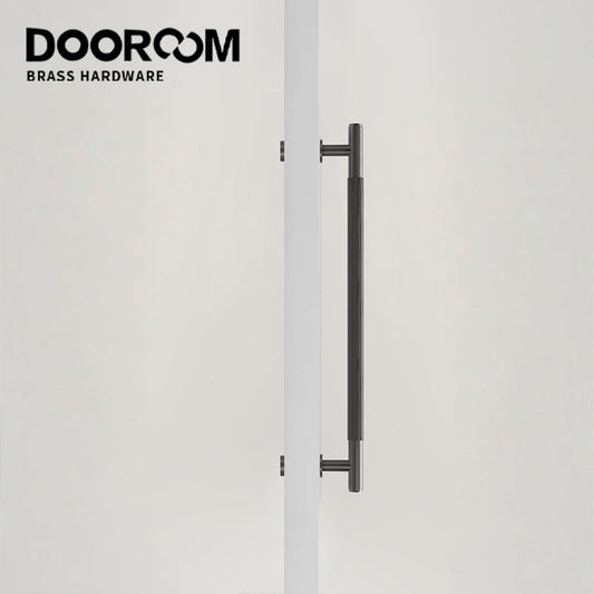 Dooroom Brass Furniture Handles Modern Straight Grain Antique Kitchen Cabinet Knob Cupboard Wardrobe Dresser Door Handle DOOROOM