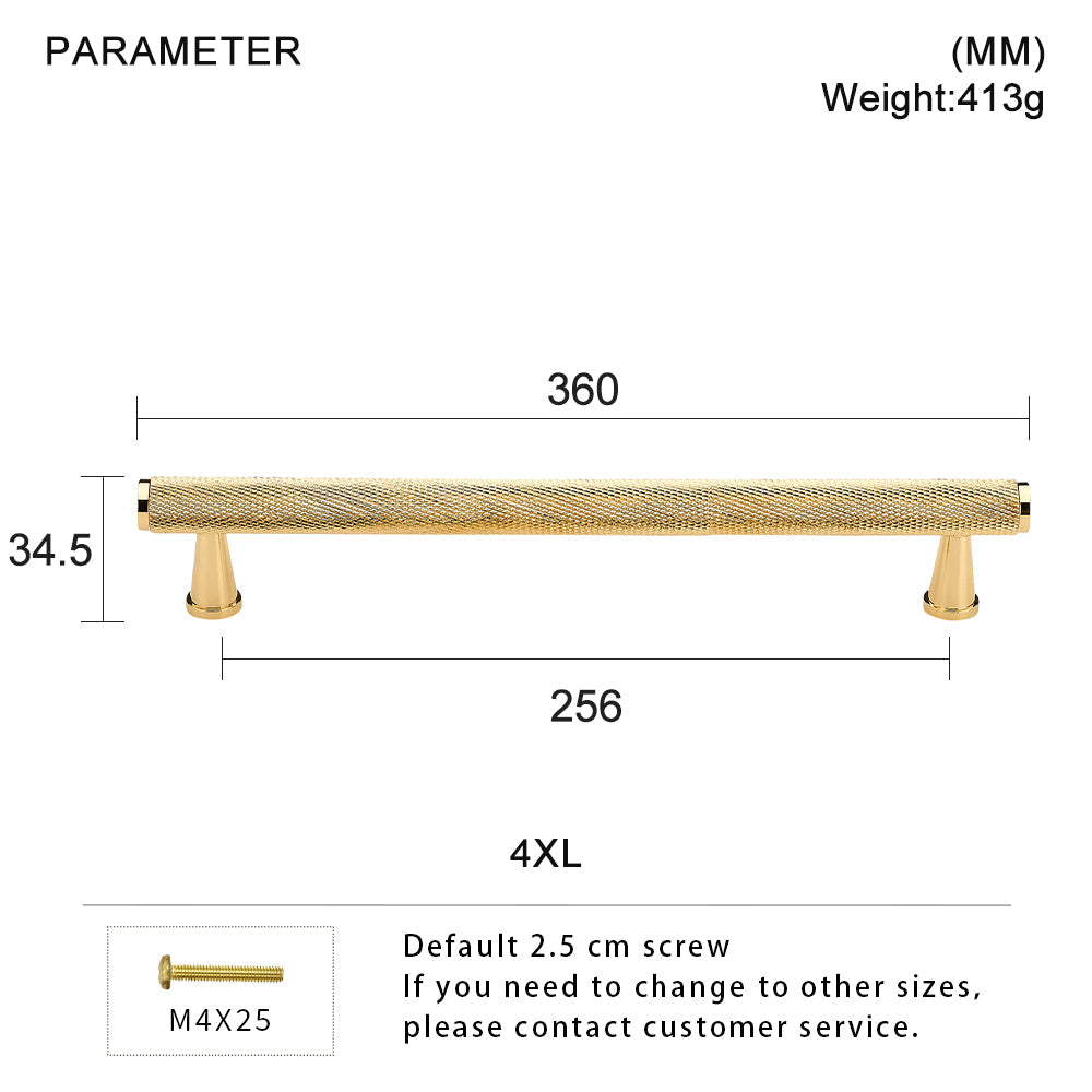 Dooroom Brass Knurled Devise Furniture Handles Gold Black Modern Wardrobe Cabinet Dresser Cupboard Drawer Pulls Knobs Bar DOOROOM